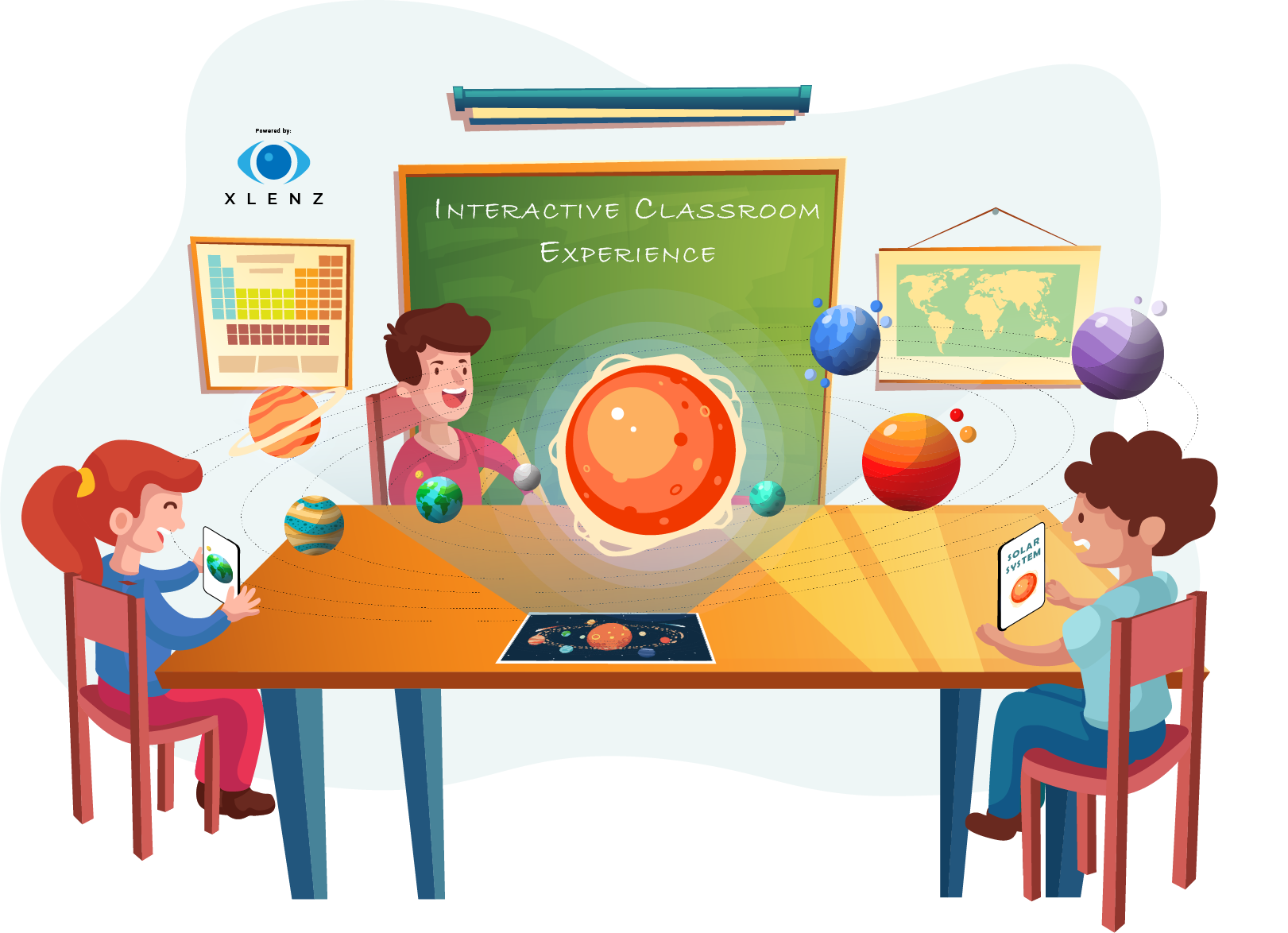 XLenz AR Interactive Classrooms Experience